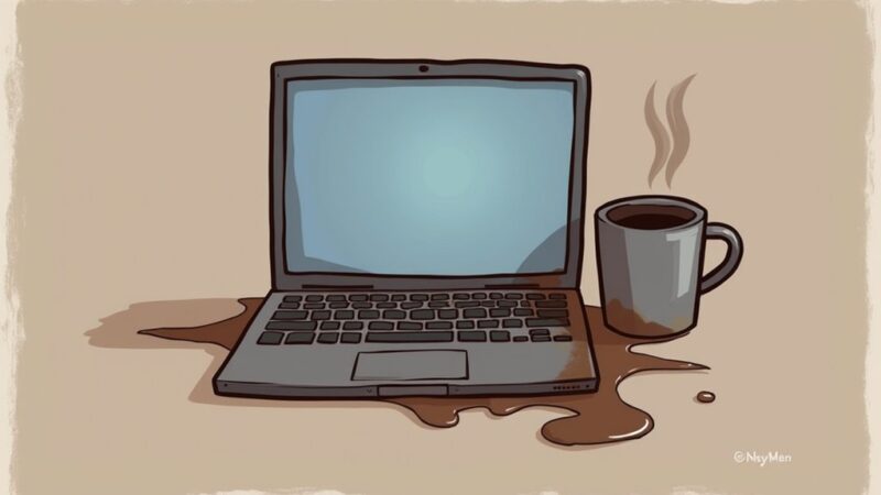 Zalanie Macbooka Kawą – Chroń Swoje Urządzenie Przed Uszkodzeniem