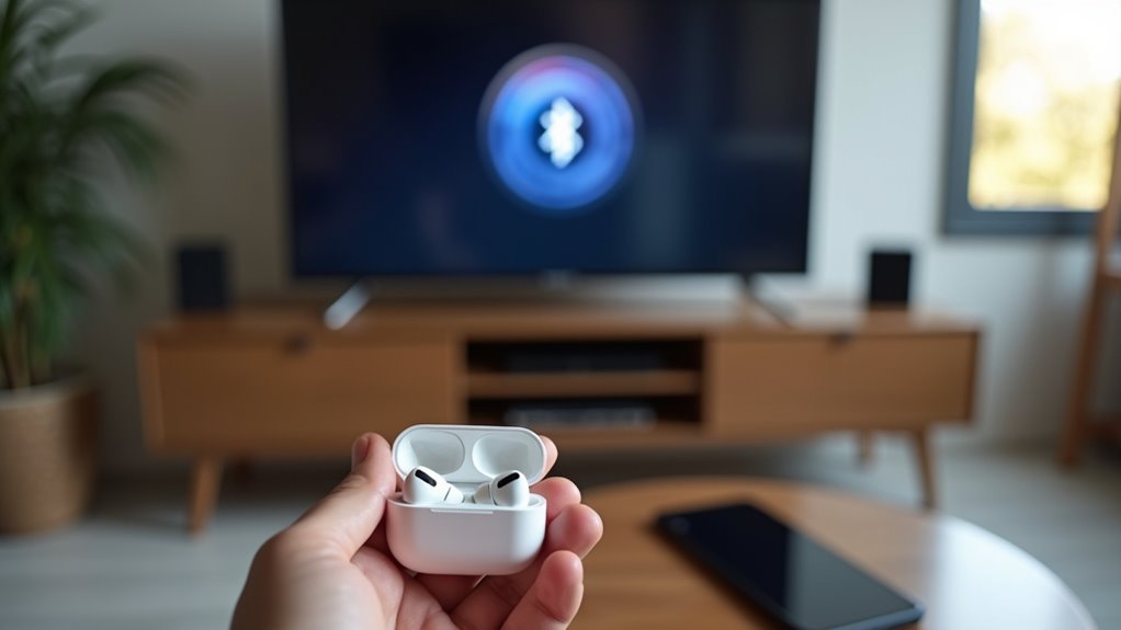 airpodsy telewizor bluetooth rozwiązywanie problemów