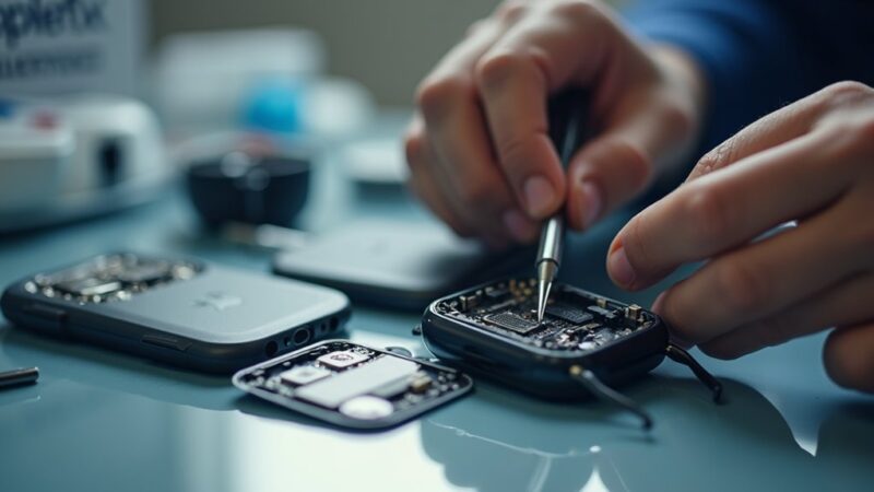Jak długo trwa wymiana baterii w Apple Watch w serwisie Applefix?