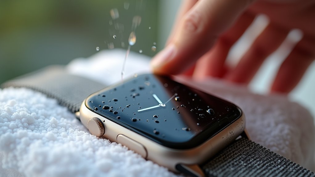 apple watch uruchamia się ponownie po pływaniu