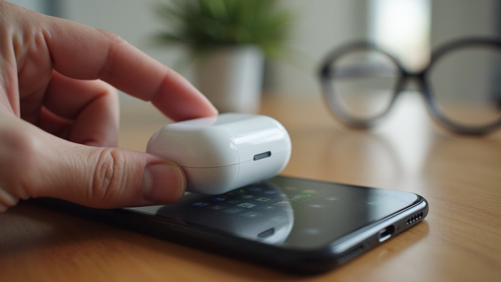 pierwsze parowanie AirPods