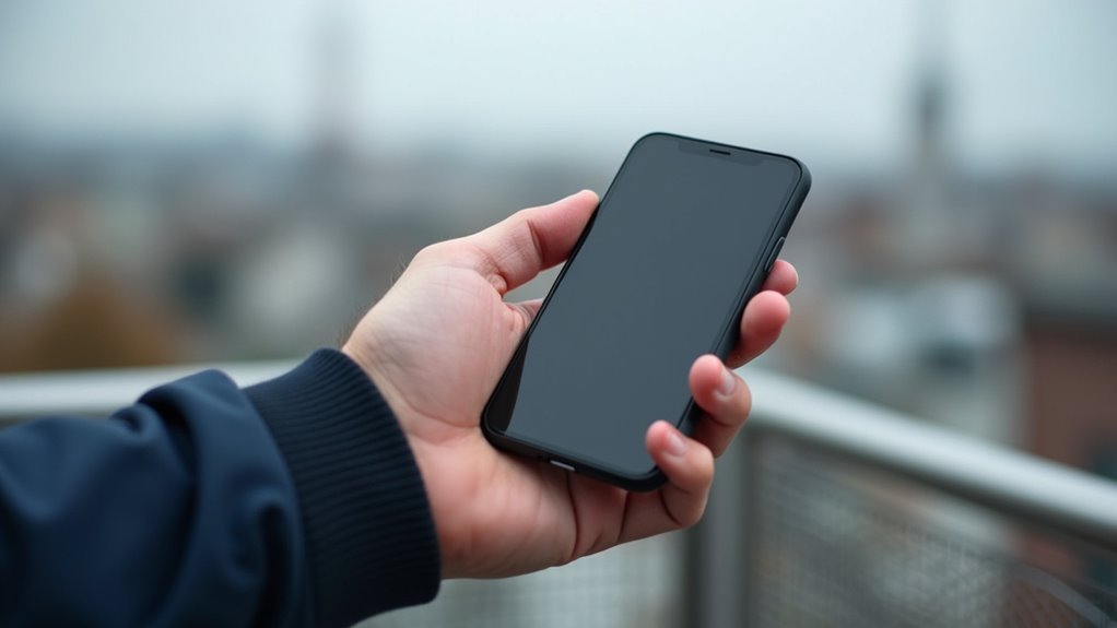 strata anteny w telefonie trzymanym w ręce