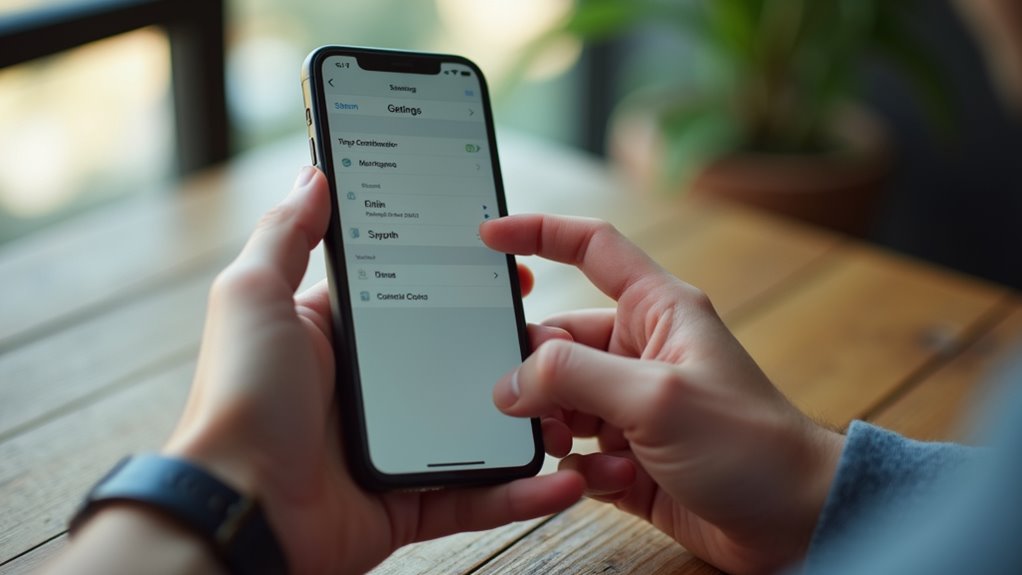 ustawienia menedżera haseł iOS