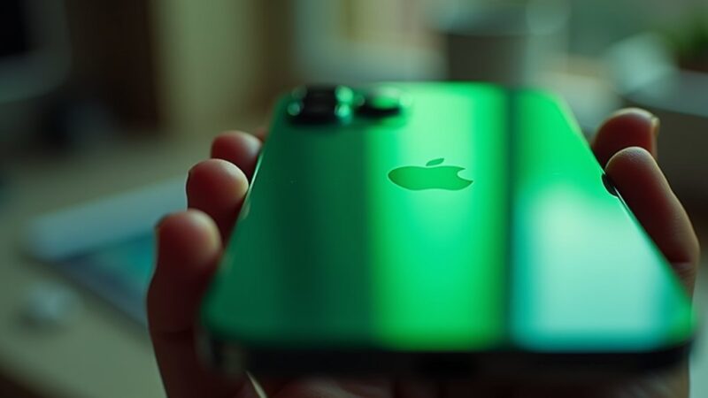 Dlaczego ekran iPhone’a 16/17 czasami miga na zielono?