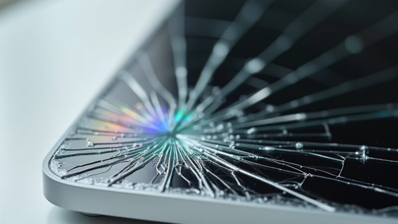 Dlaczego ekran w MacBooku M2/M3 pęka samoistnie? Wyjaśnienie