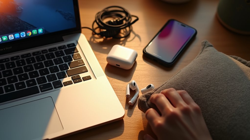 odtwórz dźwięk etui AirPods