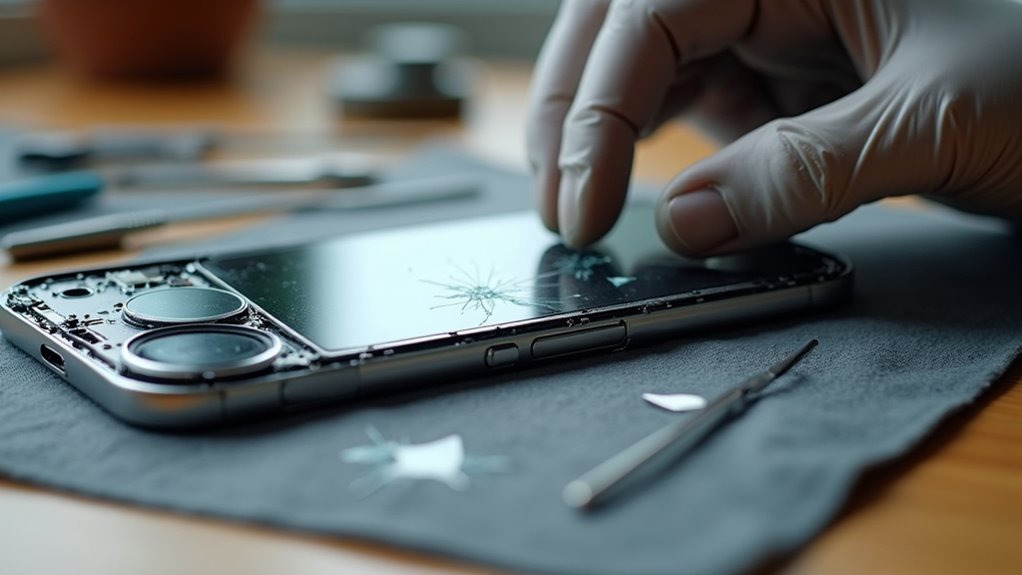 profesjonalna wymiana szkła iPhone — harmonogram