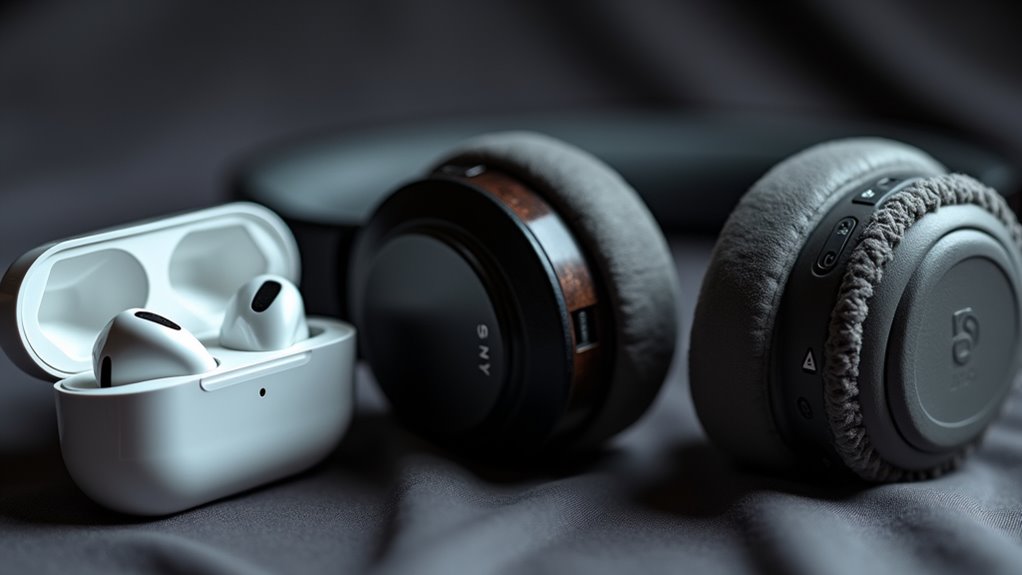 Airpodsy kontra słuchawki Sony i Bose – porównanie ANC w 2026 roku