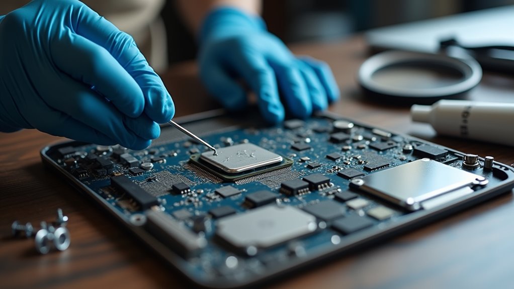 pasta termoprzewodząca niezbędna do chłodzenia MacBooka