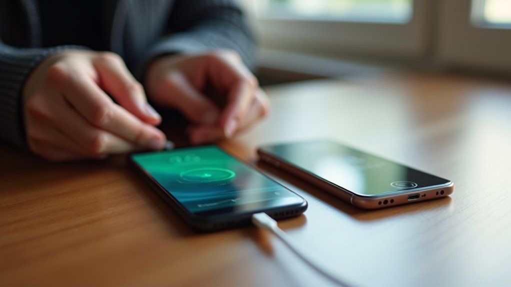 bezprzewodowy transfer z Androida na iPhone'a